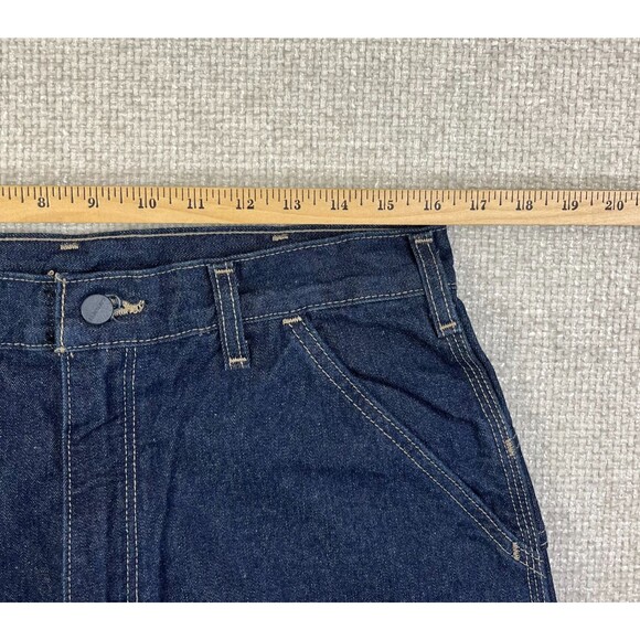 Carhartt FR Jeans Men's 33x34 Original Fit Flame Resistant Utility Workwear Blue - Picture 9 of 12